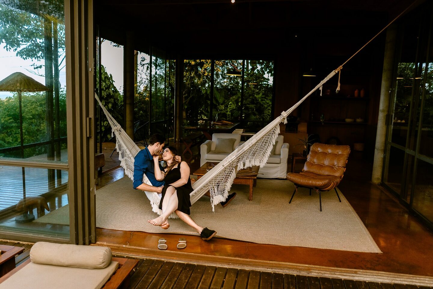 Ensaio Casa de Vidro | Bruna e Lucas